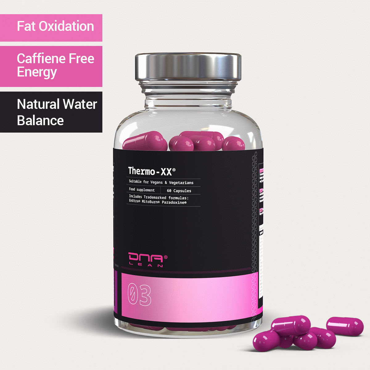 DNA Lean Thermo XX fat burner For Women with summary points